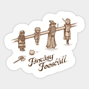 Fantasy Foosball Sticker